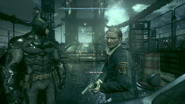 Ab und an treffen sich Batman und Gordon aber auch persönlich. (Screenshot: Golem.de)